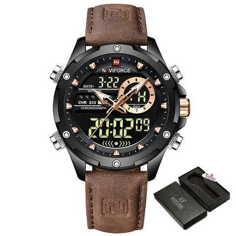 NAVIFORCE Digital Men Military Watch