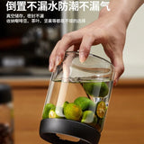 Coffee Jar Manual Vacuum Moisture Prop roof Storage Jar