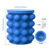 1pc-Silicone Ice Cube Maker Portable Bucket  Ice Cooler