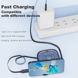 60W Fast Charge Cable Set Storage Box USB C to C Cable Multifunctional Adapter