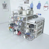 Multi-functional Desktop Organizer Drawer Box with Pen Holder