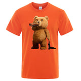 Lovely Ted Bear Drink Beer Poster Funny Printed T-Shirt