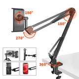 Metal Desktop Tablet Holder Long Arm