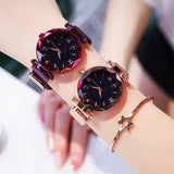 Womens Fashion Starry Sky Watches