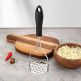 1pc Stainless Steel Manual Potato Ricer Garlic Masher