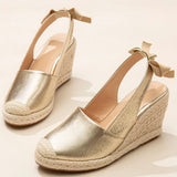 Wedges Sandals For Women Fashion Closed Toe