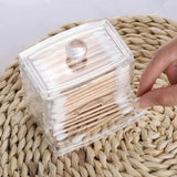 Cotton Swab Ball Storage Box With Lid Large Capacity