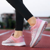 Women Casual Breathable Walking  Flat Sneakers