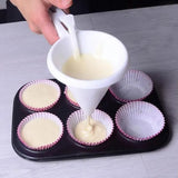 Adjustable Hand-held Baking Funnel Tools Dispenser