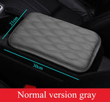 Wave Embroider PU Leather Car Armrest Mat