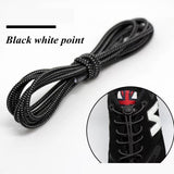 1 Pair 22 Colors Elastic Shoelaces Round Locking No Tie Shoe