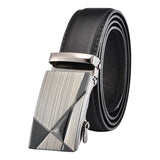 Men Belts Automatic Buckle Belt PU Leather