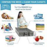 Clothing Storage Bag Foldable Underbed Organizing