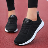 Women Casual Breathable Walking  Flat Sneakers