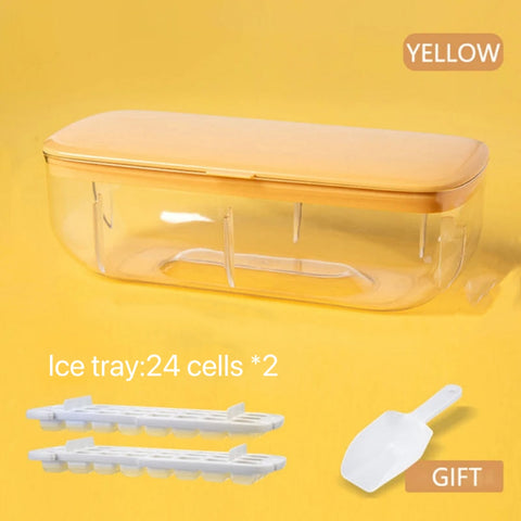 Press Type Silicone Square Ice Mold 2 Layer