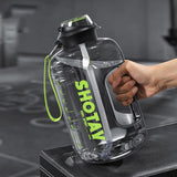 2 Liter Water Bottle with Straw Large Portable Travel Bottles