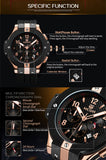 MEGIR Men Watches Silicone Strap