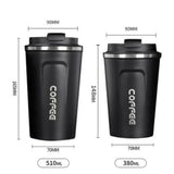 Stainless Steel Smart Coffee Tumbler Thermos Cup