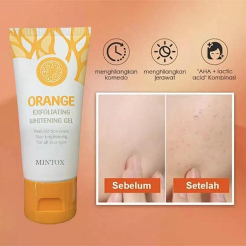 Orange Exfoliating Gel Dead Spot Remover Brighten Peeling 50g