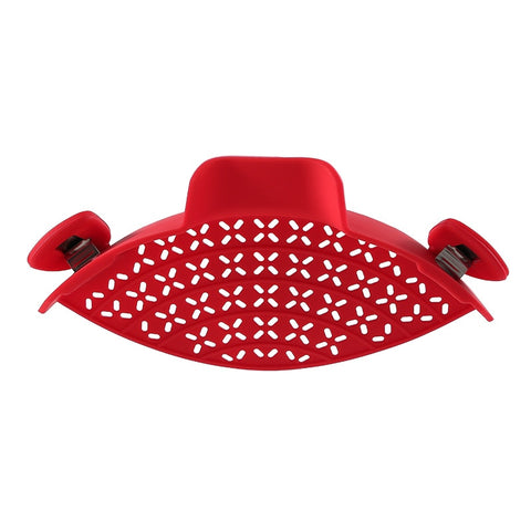 Universal Silicone Clip-on Pot Strainer Anti-Spill