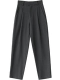 CHICVEN  Women Suit Pants Wide Leg