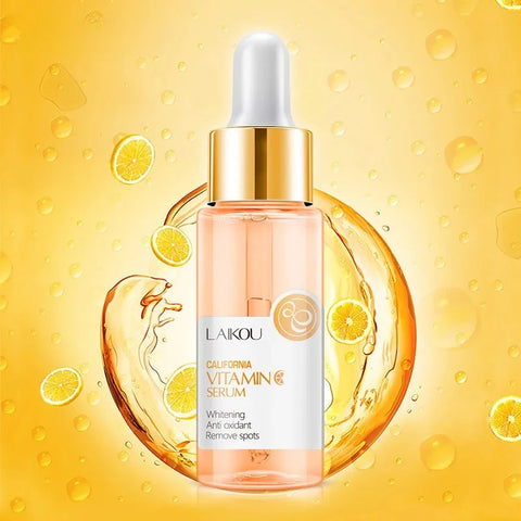 LAIKOU Vitamin C Face Serum Whitening Essence Rejuvenation Anti-Wrinkle