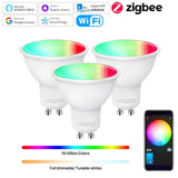 Ewelink GU10 Zigbee LED Bulbs Wifi Smart LED Lamp RGB