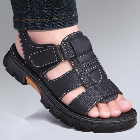 Genuine Leather Men Sandals