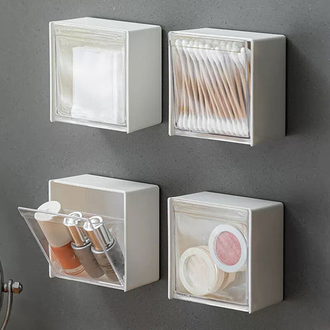 1/2pcs Wall Mounted Storage Boxes