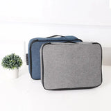 2 Layers Document Storage Bag Multifunctional Waterproof Organizer Large Capacity