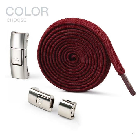 8MM No Tie Shoe Laces Press Lock