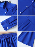 Blue Trouser Suit Set for Women