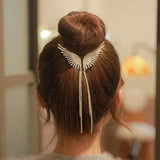 Haimeikang Angel Wings Hair Bun Hair Clips