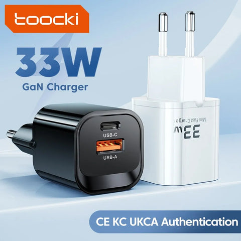 Toocki GaN USB Type C Charger Portable High Speed Charger