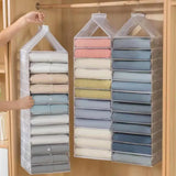 1pc Wardrobe Hanging Storage Bag Cabinet Organizer