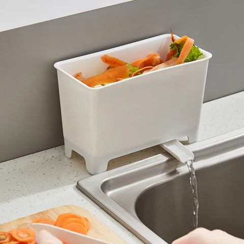 Kitchen Trash Can Sink Filter Box Household Drain Storage Box