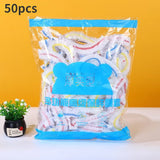 100/200/300/500pcs Colorful Saran Wrap Disposable Food Cover