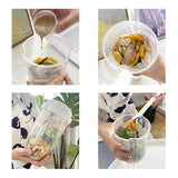 Portable Bottle Salad Container