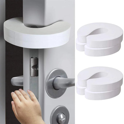 4Pcs Door Finger Pinch Guards Baby Proof Doors Slam Stopper Extra Soft Foam