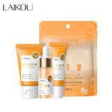 3pcs/set LAIKOU 24K Golden Vitamin C Sakura Skin Care Sets