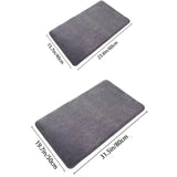 Super anti slip coral velvet bathroom floor mat, door mat