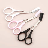 MB Eyebrow Trimmer Scissor with Comb Facial Eyelash Hair Removal