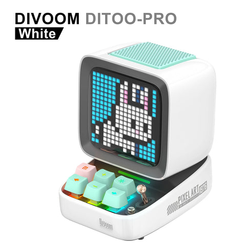 Divoom  Bluetooth Portable Speaker Alarm Clock DIY LED Display Board