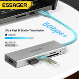 Essager 5 in 1 USB C HUB HDMI-4K