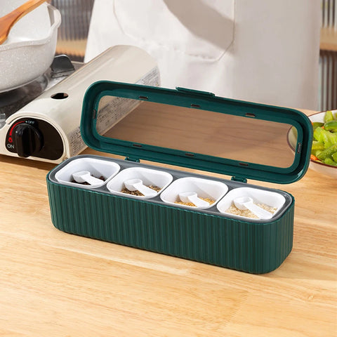 1pc Thickening New Seasoning Box, Set Household Combination Seasoning Box