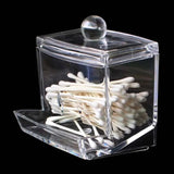 Cotton Swab Ball Storage Box With Lid Large Capacity