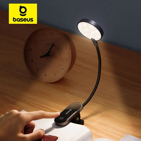 Baseus LED Clip Table Lamp Stepless Dimmable Wireless