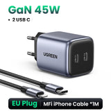 UGREEN GaN 45W USB Charger Fast Charger PD