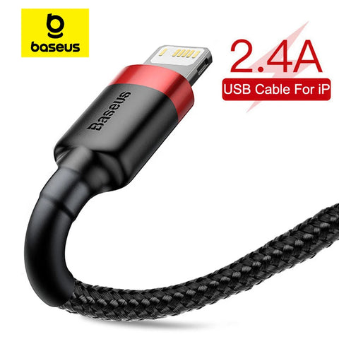 Baseus USB Cable for iPhone  Cable 2.4A Fast Charging