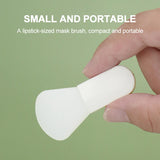 Soft Head Face Mask Brush Flat Silicone Facial Mask Mud Mixing Brushes